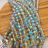 (8mm) Faceted Crystal Bead Strand