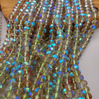 (8mm) Faceted Crystal Bead Strand