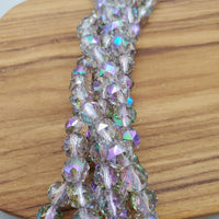 (8mm) Faceted Crystal Bead Strand