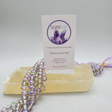 (8mm) Faceted Crystal Bead Strand