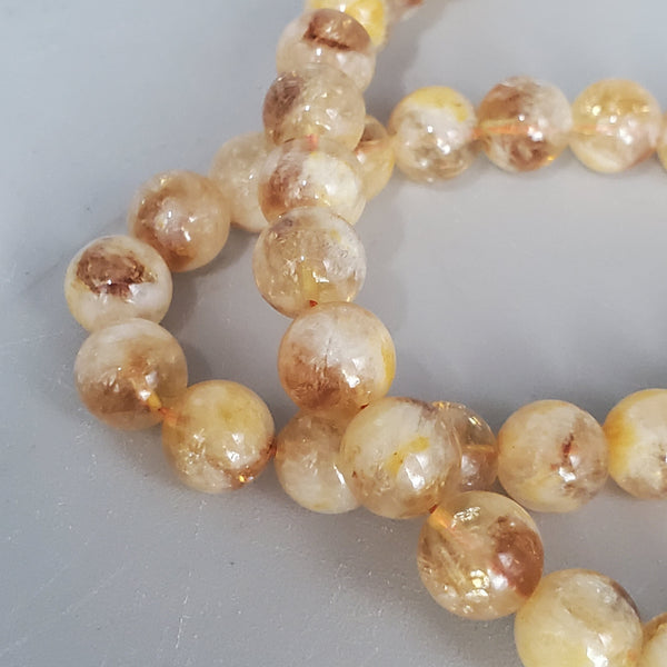 Citrine Bead Strand (10mm) Round