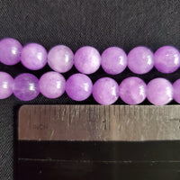 Lavender Marble Bead (dyed 8mm round)