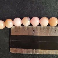 Speckled Pink Marble Bead (dyed 8mm round)