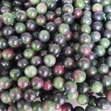 Purple and Green Marble Bead (Dyed 8mm round)