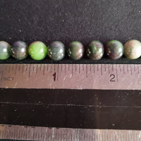 Purple and Green Marble Bead (Dyed 8mm round)