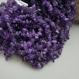 Dark Purple, Amethyst Chip Bead Strand