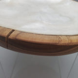 Decorative Abalone Shell and Wood Dish