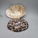 Decorative Abalone Shell and Wood Dish