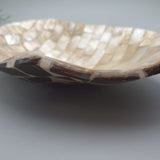 Decorative Abalone Shell and Wood Dish