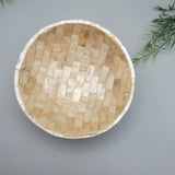 Decorative Abalone Shell and Wood Dish