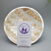 Decorative Abalone Shell and Wood Dish