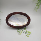 Decorative Shell and Wood Dish