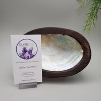 Decorative Shell and Wood Dish