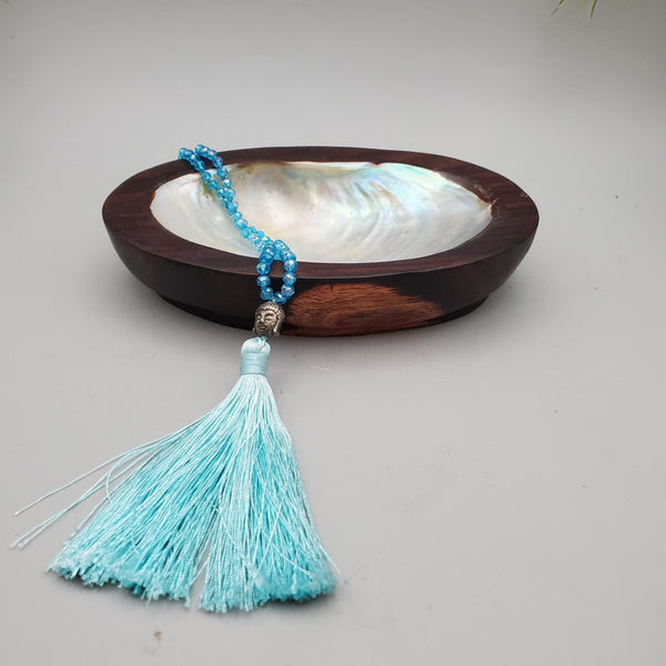 Decorative Shell and Wood Dish