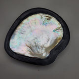 Decorative Shell and Wood Dish