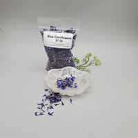 Loose, Dried Blue Corn Flower