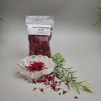 Loose, Dried Pink Corn Flower