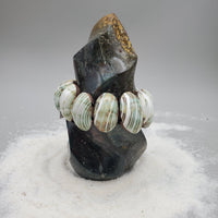 Green Turbo Shell Bracelet (Natural)