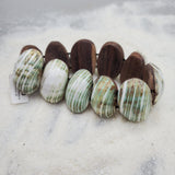Green Turbo Shell Bracelet (Natural)