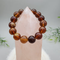 Indonesian Amber Bracelet (10mm Round beads)