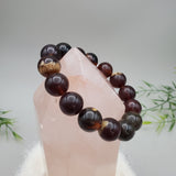 Indonesian Amber Bracelet (14mm Round beads)