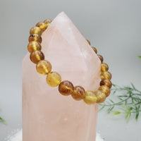 Indonesian Amber Bracelet (10mm Round beads)