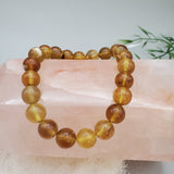 Indonesian Amber Bracelet (10mm Round beads)