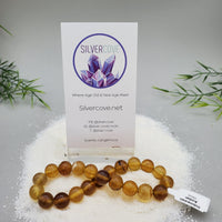 Indonesian Amber Bracelet (10mm Round beads)
