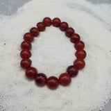 {Grade A} Carnelian Bracelet (10mm Round beads)