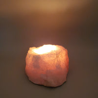 Rose Quartz Candle Holder