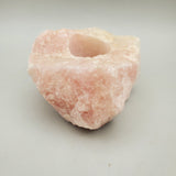Rose Quartz Candle Holder