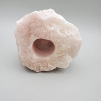 Rose Quartz Candle Holder