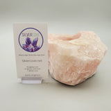 Rose Quartz Candle Holder