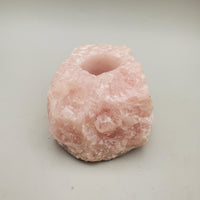 Rose Quartz Candle Holder