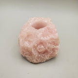 Rose Quartz Candle Holder