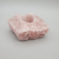 Rose Quartz Candle Holder