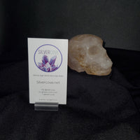 Rose Quartz Skull Carving