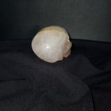 Rose Quartz Skull Carving