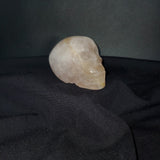 Rose Quartz Skull Carving