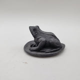 Black Obsidian Frog Carvings