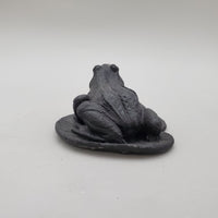Black Obsidian Frog Carvings