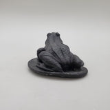 Black Obsidian Frog Carvings