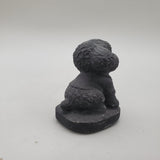 Black Obsidian Puppy Carvings
