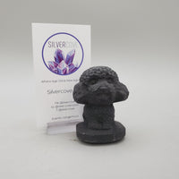 Black Obsidian Puppy Dog Carvings