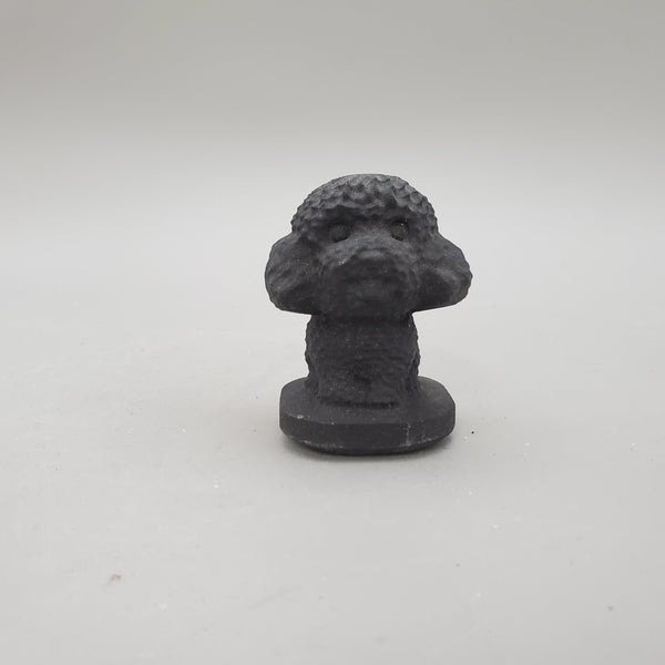 Black Obsidian Puppy Dog Carvings