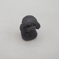 Black Obsidian Puppy Dog Carvings