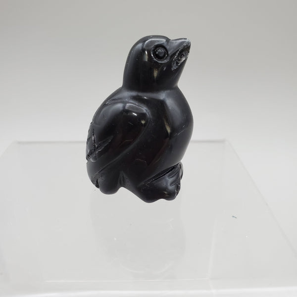 Black Obsidian Bird Carvings