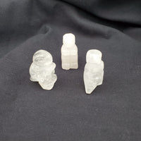 Clear Quartz Dinosaur Carving
