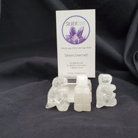 Clear Quartz Dinosaur Carving