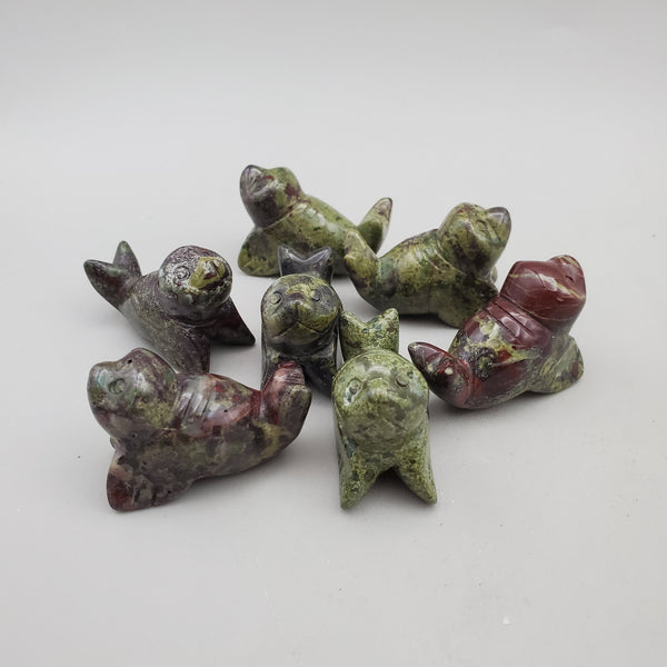 Dragon's Blood Jasper Seal Carving